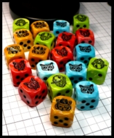 Dice : Dice - Game Dice - Fluff by Bananagram Games 2018 - Dark Ages